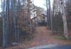 The front of the house in autumn.